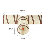 Foldable Pet Tunnel – Interactive Cat Toy for Indoor Exercise and Play