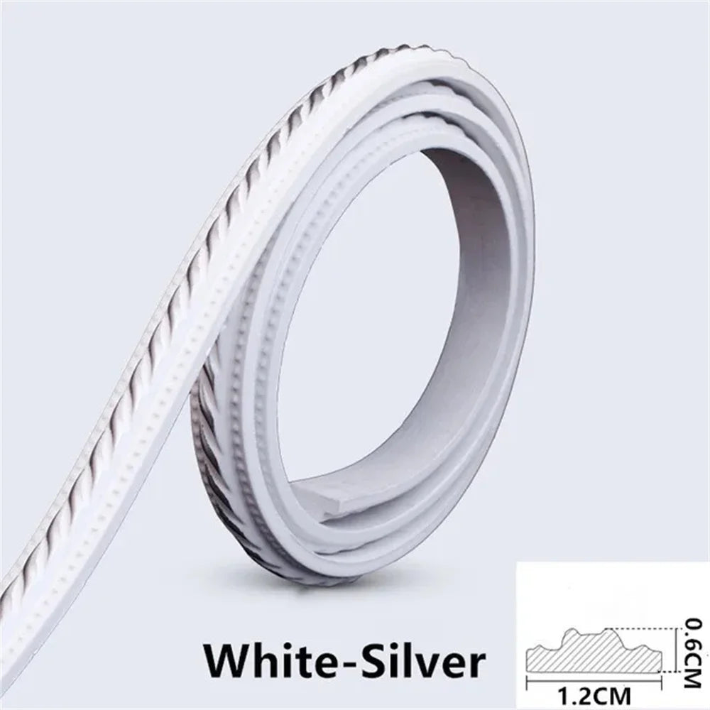Faux Plaster PVC Trim – Waterproof Self-Adhesive Molding for Home Decor