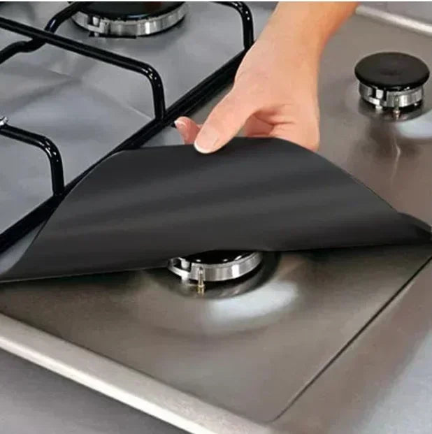 Non-Stick Gas Stove Protectors – Washable Heat Resistant Liners for Kitchen