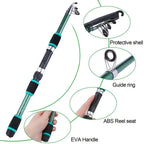Telescopic Fishing Rod Set – Portable Spinning Reel Kit for Outdoor Travel