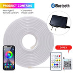 Bluetooth LED RGB Neon Strip – Waterproof Flexible Lights for Outdoor Pool Decor