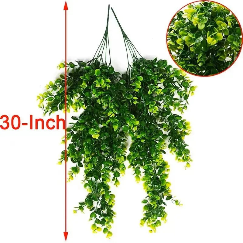 Artificial Eucalyptus Vine – Hanging Greenery for Home and Wedding Decor