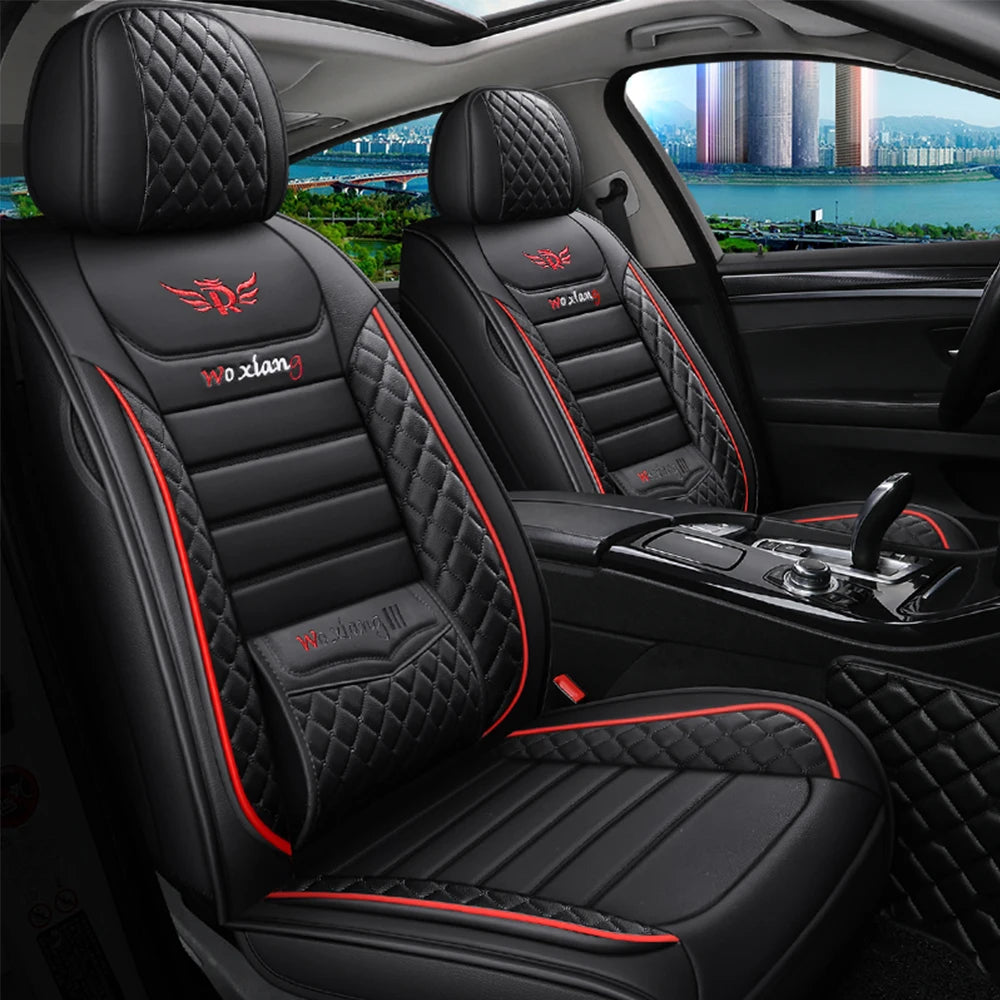 Faux Leather Car Seat Cover – Universal Waterproof Protector for Auto Interior