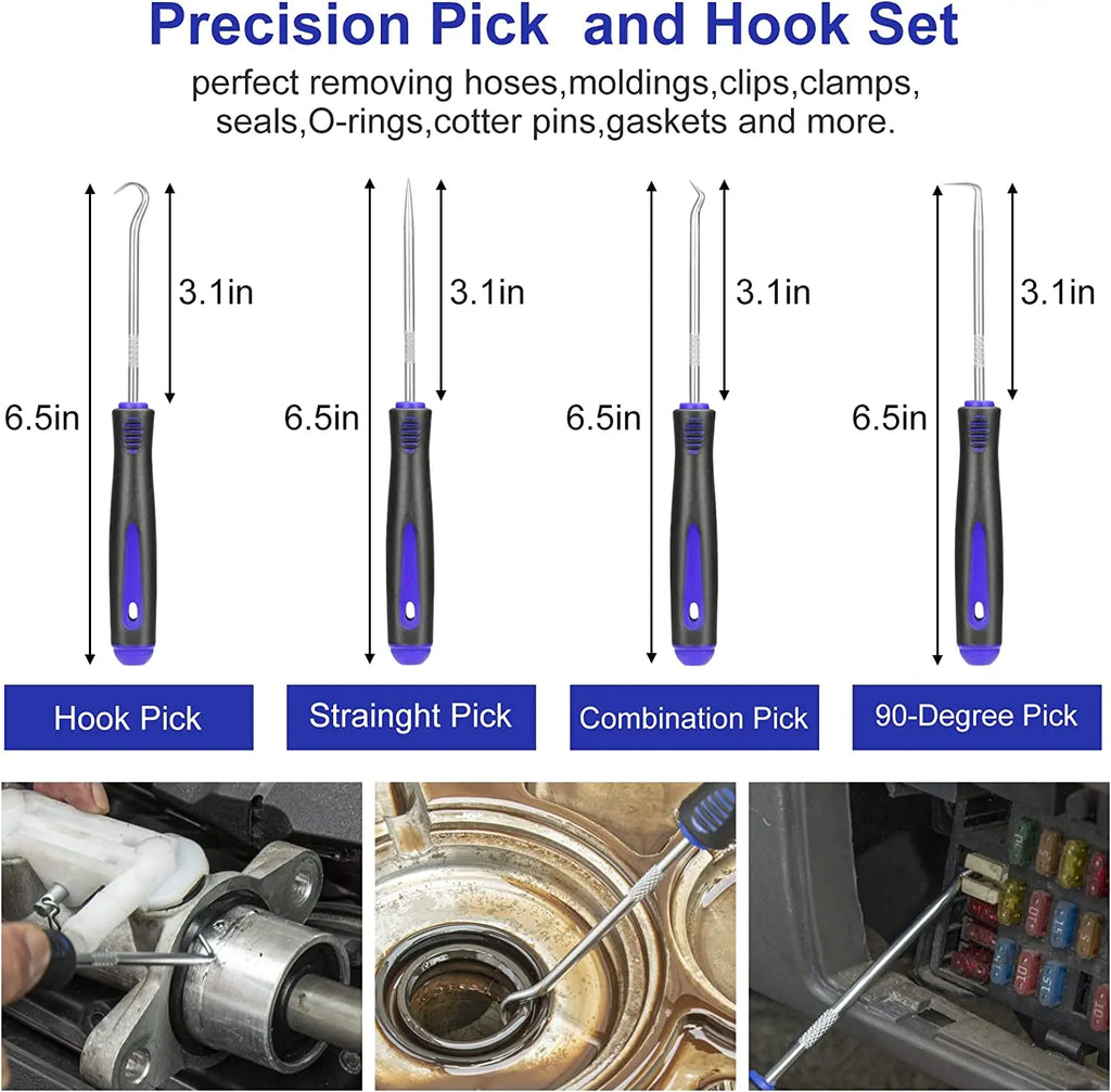 Plastic Trim Removal Tool Kit – Interior Panel Clips Puller for Car Repair