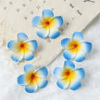 Artificial PE Foam Flowers – 5cm Hawaiian Plumeria for Wedding Decor DIY Crafts