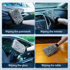 Car Wash Brush – Plush Non-Slip Tool for Wheels and Rims Cleaning