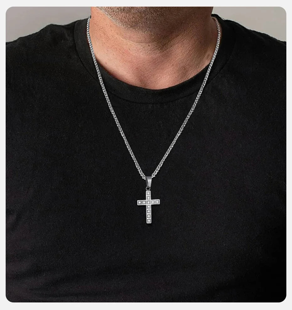 Faith Cross Pendant Necklace – Christian Jewelry for Men and Women