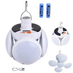 Portable Solar LED Folding Lantern – USB Rechargeable for Camping Emergency