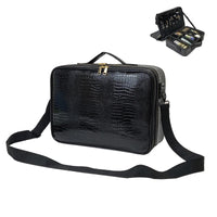 Large PU Leather Makeup Case – Professional Storage for Travel and Cosmetics