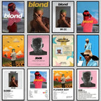 Frank Ocean Music Art Prints – Blonde Rap Poster Set for Bedroom Wall Decor