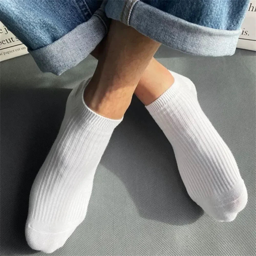 Cotton Ankle Socks – Invisible Sweat-Absorbent Socks for Women EU 36-42