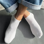 Cotton Ankle Socks – Invisible Sweat-Absorbent Socks for Women EU 36-42