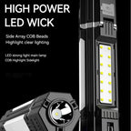Rechargeable LED Camping Lantern – Foldable Work Light for Outdoor Emergency