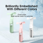 Portable USB Handheld Fan – Rechargeable Collapsible Cooler for Office Home