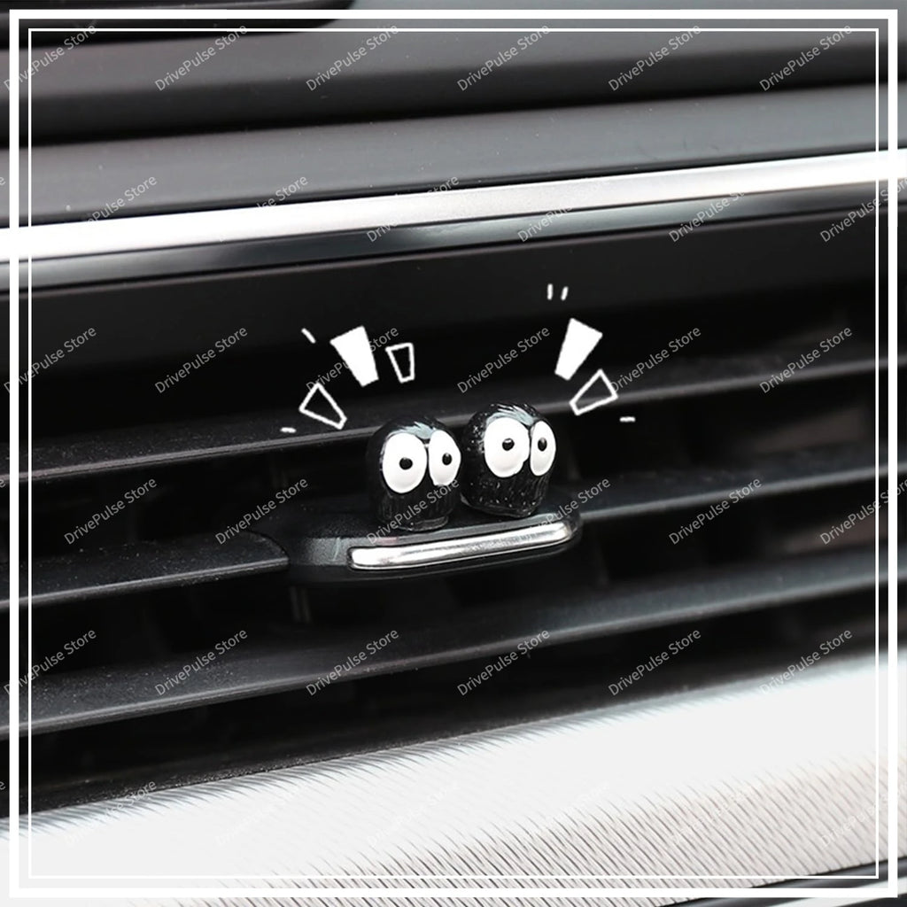 Soot Sprite Car Charms – Kawaii Anime Dashboard Mirror Decor for Fans