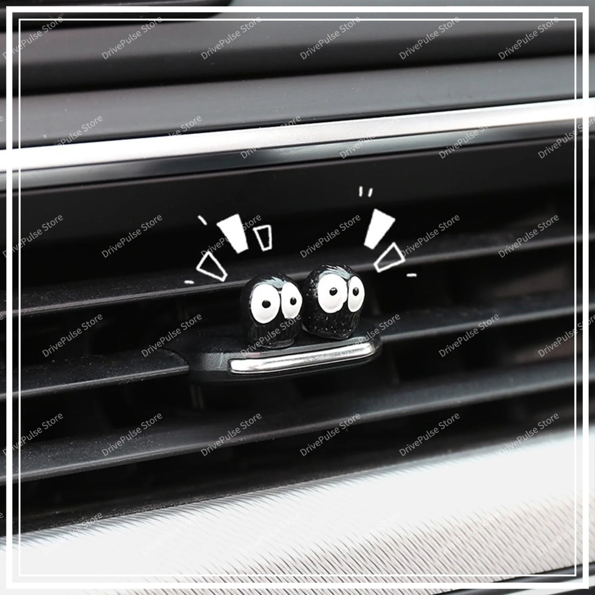 Soot Sprite Car Charms – Kawaii Anime Dashboard Mirror Decor for Fans