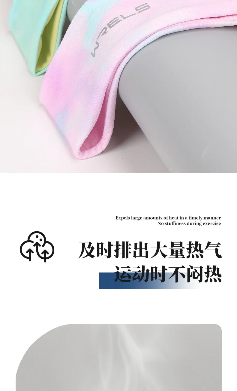 Breathable Elastic Sweatband – Moisture Wicking Headband for Fitness Sports