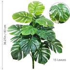Artificial Tropical Leaf Plant – 60-103cm Potted Faux Greenery for Home Decor