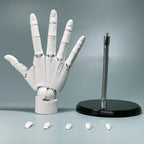 Articulated Wooden Hand Model – Posable Sketching Figurine for Artists