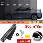 Automotive Window Tint Film – 50cm x 3m UV Protector for Car Glass