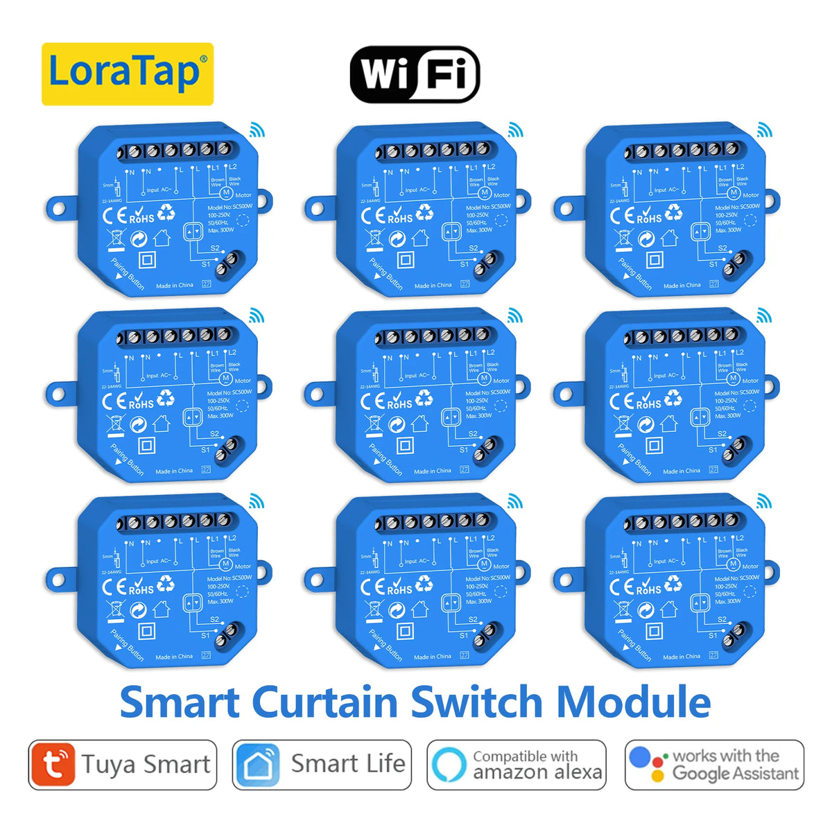Smart Roller Shutter Switch – Voice Control for Automated Home Blinds