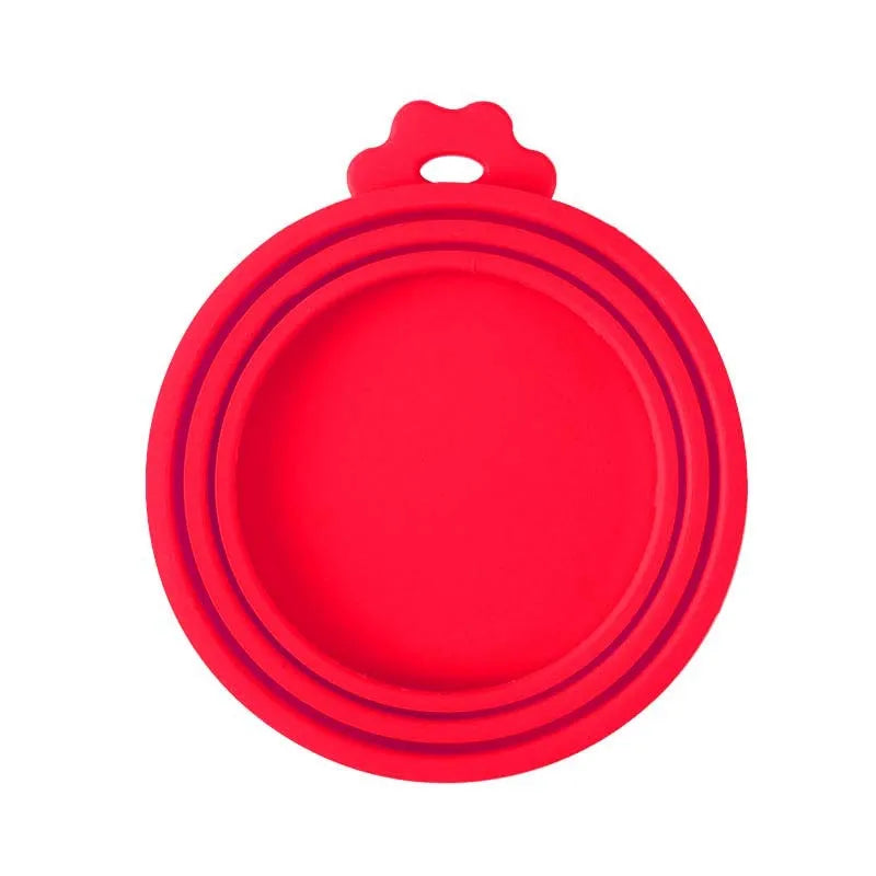 Silicone Pet Food Can Lids and Spoon – Airtight Seal for Dog and Cat Storage