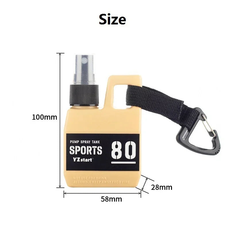 Portable Pump Perfume Atomizer – 80ml Refillable Spray for Outdoor Travel