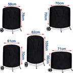 Heavy Duty Waterproof BBQ Cover – Protective Round Grill Shield for Outdoor