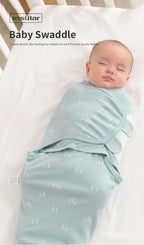 Cotton Baby Sleeping Bag – Anti-Shock Swaddle Wrap for Newborn Sleep
