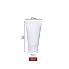 Empty Plastic Cosmetic Squeeze Tubes – Travel Size Refillable Containers for Toiletries