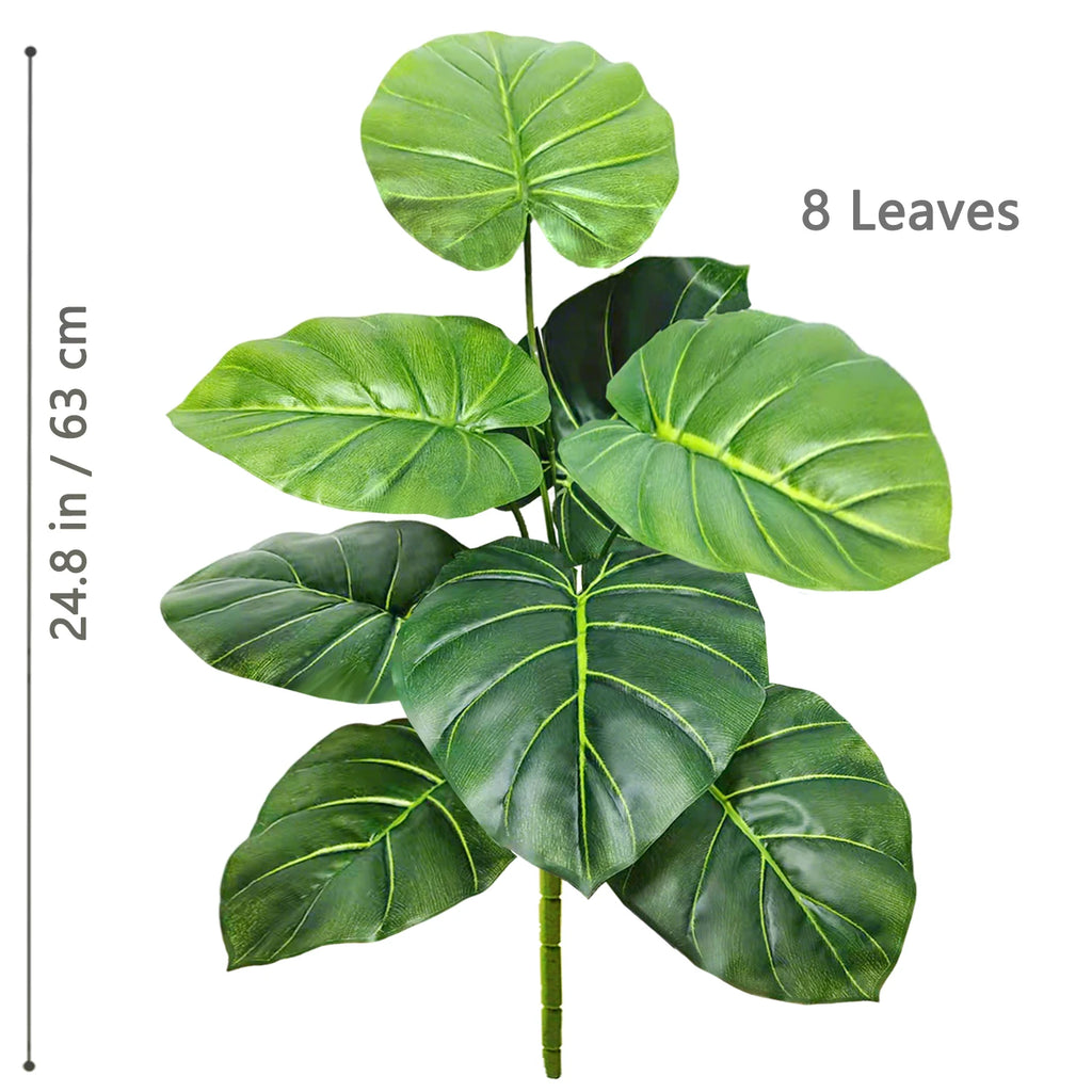 Artificial Tropical Leaf Plant – 60-103cm Potted Faux Greenery for Home Decor