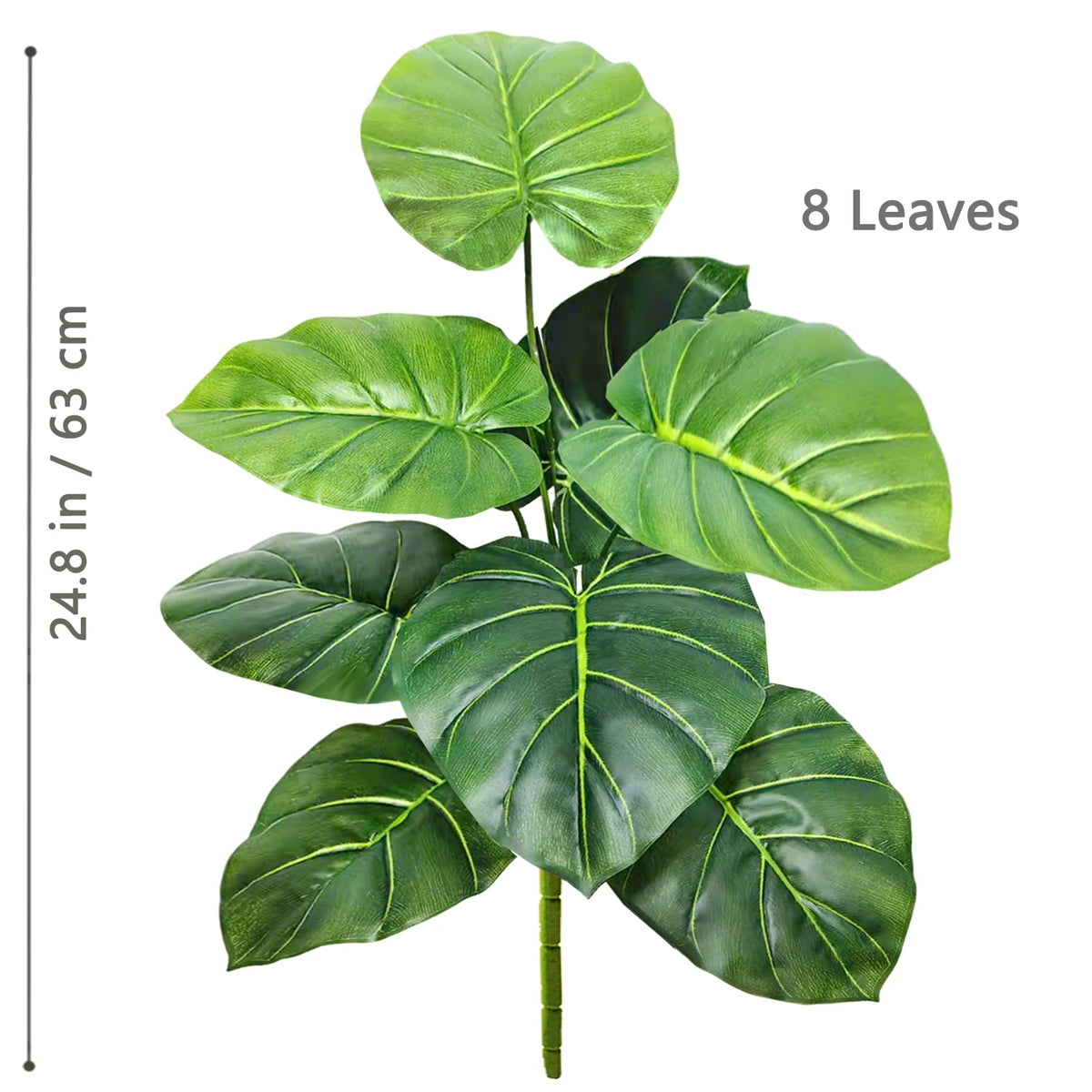 Artificial Tropical Leaf Plant – 60-103cm Potted Faux Greenery for Home Decor