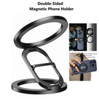 Magnetic Phone Ring Holder – Double-Sided Kickstand for MagSafe iPhone