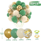 Metallic Pearl and Confetti Balloons – Decorative Latex Set for Party Events