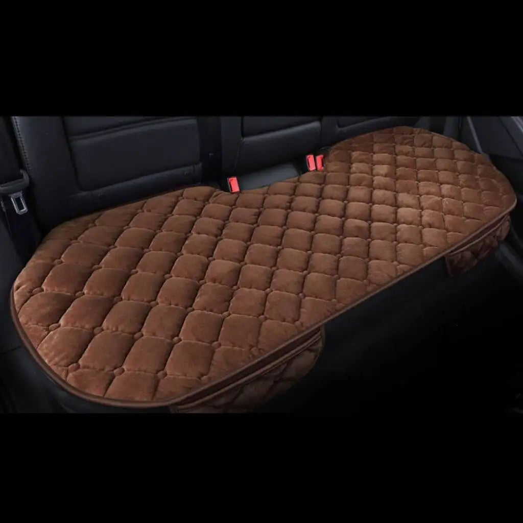 Universal Plush Car Seat Cushion – Winter Warmth for Automotive Interior