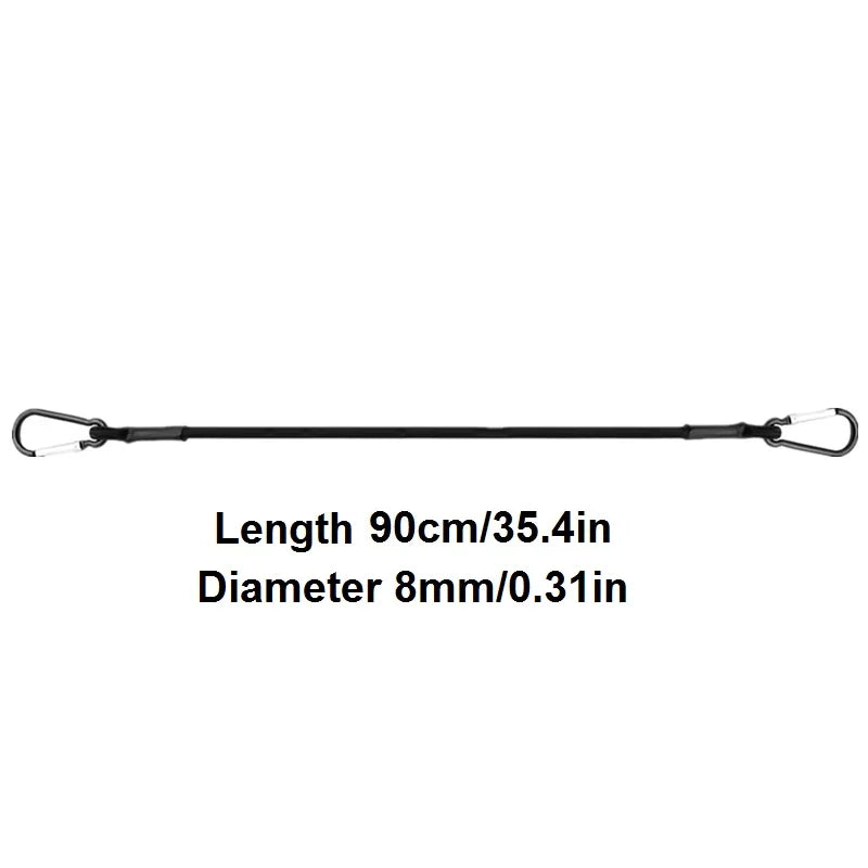 Elastic Bungee Cords with Hooks – Heavy Duty Tie Down for Car Roof Racks