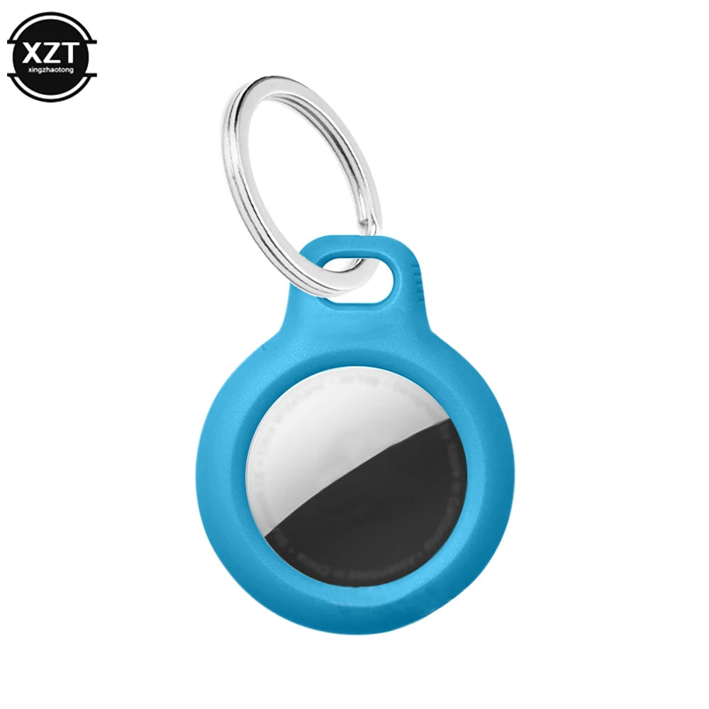Protective Bumper Case with Strap for Airtag Tracker Keychain