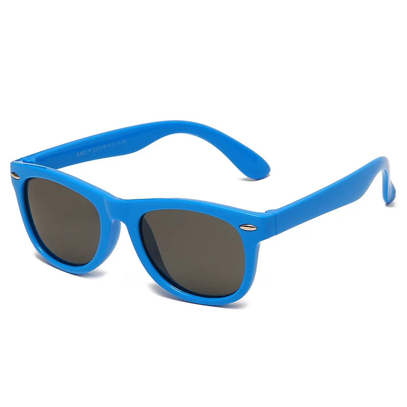 Silicone Kids Sunglasses – UV400 TR90 Goggles for Outdoor UV Protection