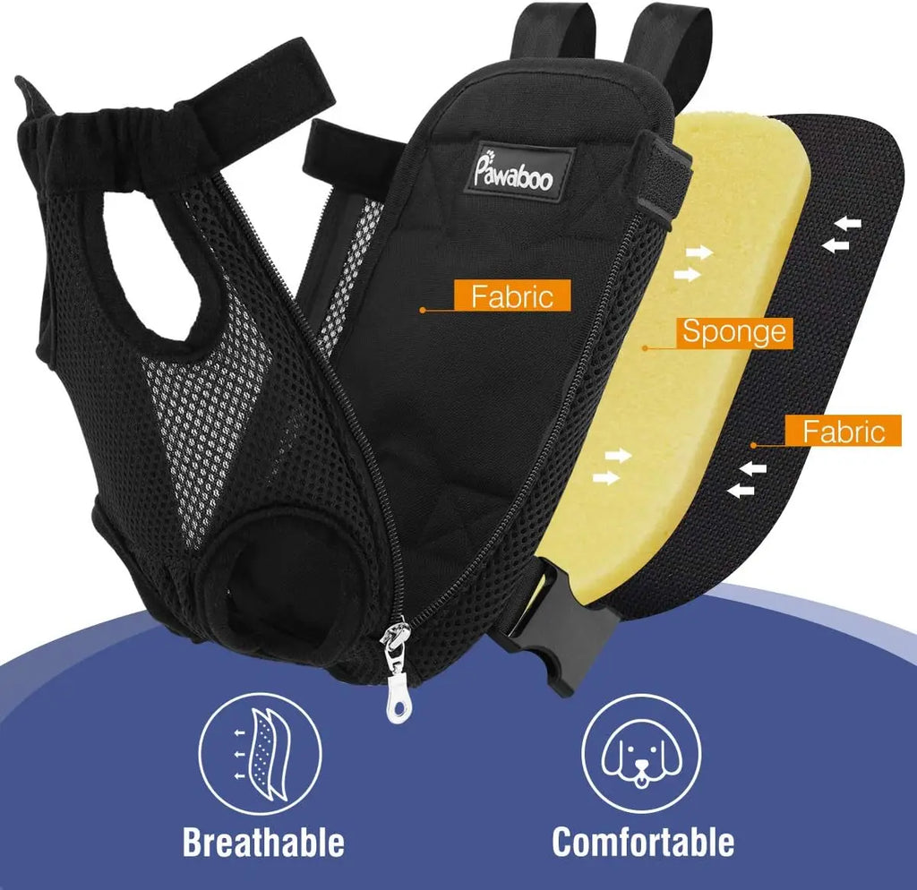 Adjustable Pet Carrier Backpack – Front Travel Bag for Hiking and Camping
