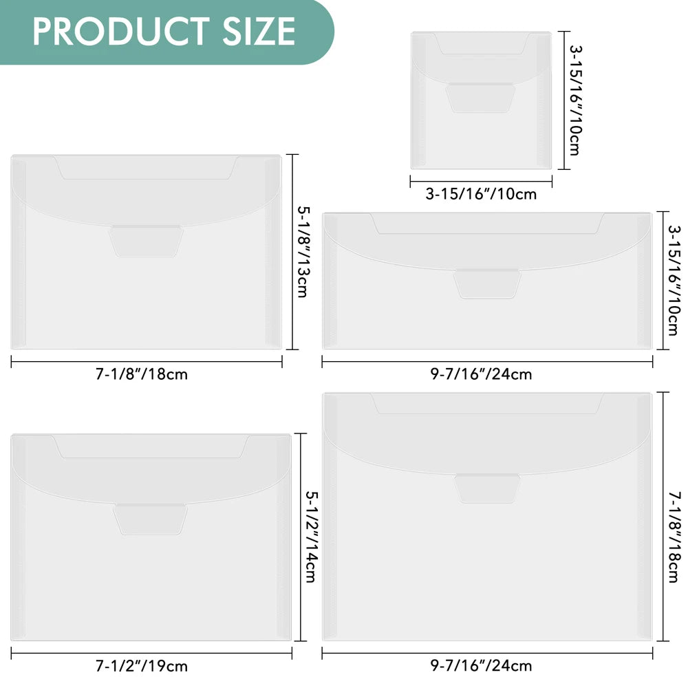 Plastic Stamp and Die Storage Pockets – Waterproof Sleeves for Crafting