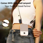 Portable Waist Fan – USB Rechargeable Clip Fan for Outdoor Sports and Travel