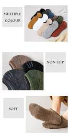 Cotton Low-Cut Ankle Socks – Breathable Casual Footwear for Men