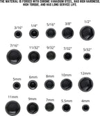 Hex Socket Nut Driver Set – 5mm-13mm Sleeve Nozzles for Mechanical Repairs