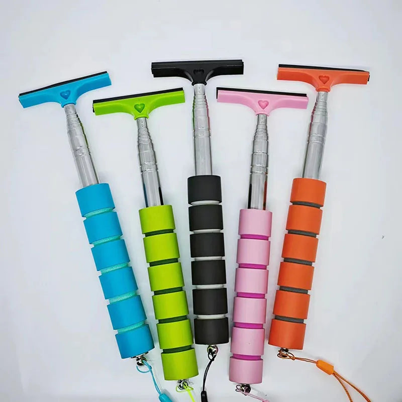 Telescopic Rearview Mirror Wiper – Retractable Glass Cleaner for Car Detailing