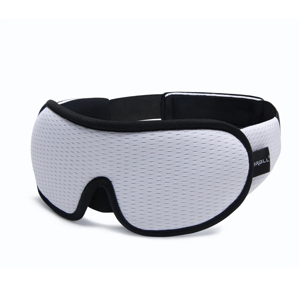 Soft 3D Contoured Eye Mask – Breathable Light Blocking for Travel Sleeping