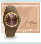 Silicone Quartz Wristwatch – Lightweight Sport Clock for Students