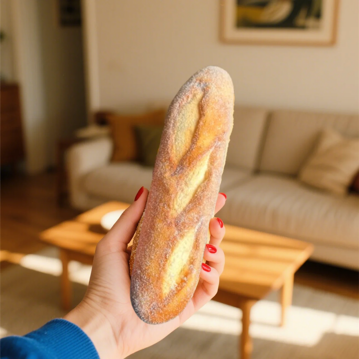 Artificial Bread Baguette – Realistic Food Prop for Bakery Shop Display