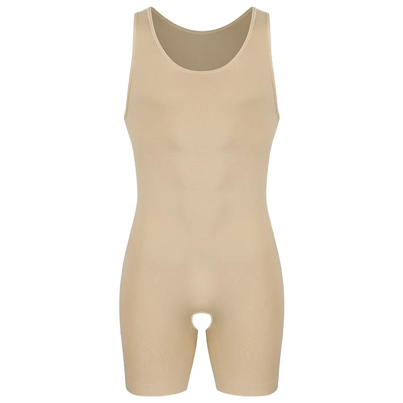 Compression Bodysuit – Slimming Tummy Control Vest for Men Body Shaping