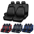Waterproof PU Leather Car Seat Cover – All Season Full Coverage for SUV Sedan
