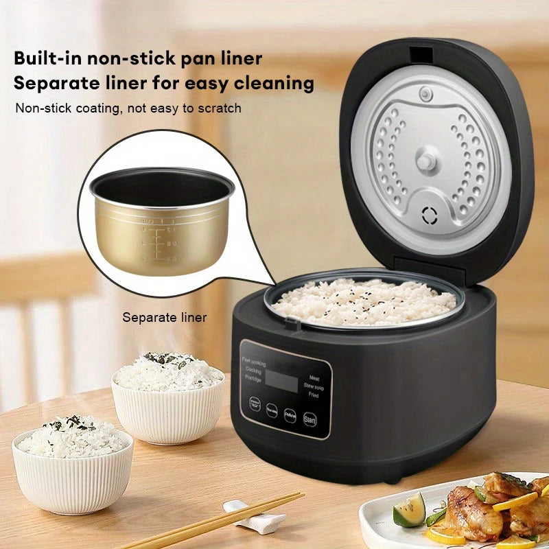 Electric Rice Cooker – 3L Non-Stick Smart Pot for Household Meal Prep